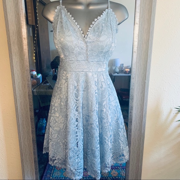 Streetwear Society Dresses & Skirts - Super Pretty Blue Lace Dress